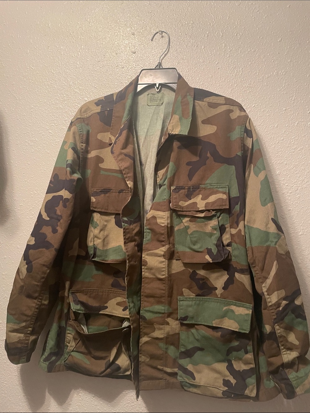 U.S. Army Camouflage Field Jacket - Green & Brown